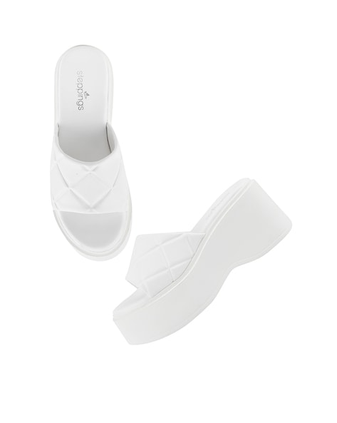 White best sale platform sliders