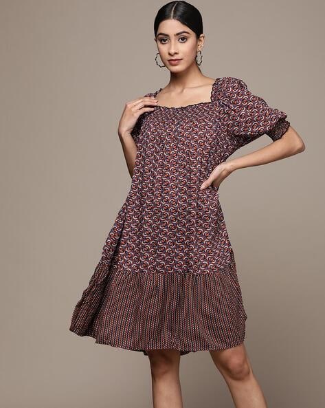 Label Ritu Kumar Printed Shift Dress