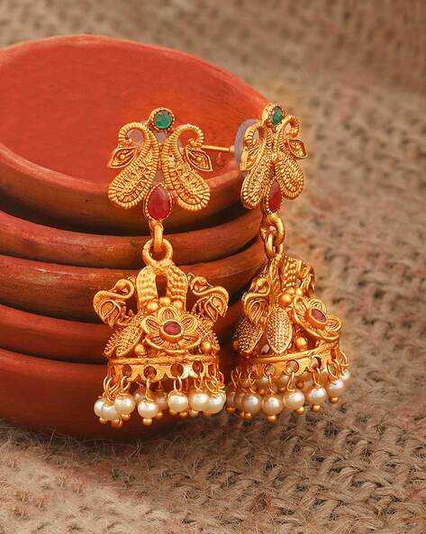 Latest Gold Jhumka Designs | Gold Earrings Jhumka Designs | Earring Ideas  For Women/Girls - YouTube