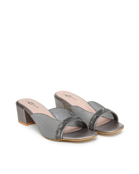 Womens Grey Sole Opal Footbed Sandals | Sole