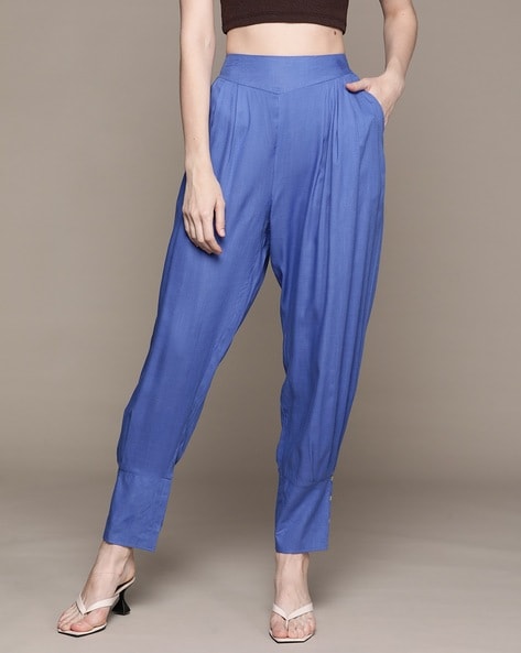 LASTINCH All Sizes Blue Printed Trouser XXS8XL