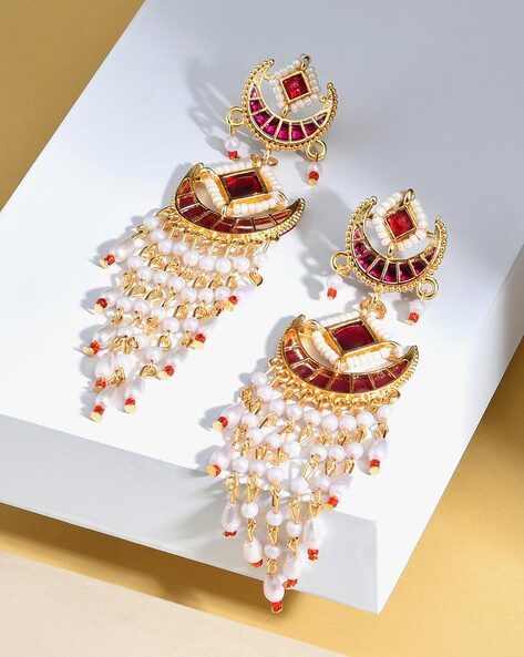 Zaveri pearls earrings deals online