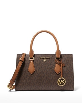 Buy Michael Kors Valerie Small Logo Satchel | Brown Color Women | AJIO LUXE