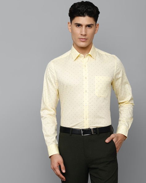 LOUIS PHILIPPE Men Printed Slim Fit Formal Shirt