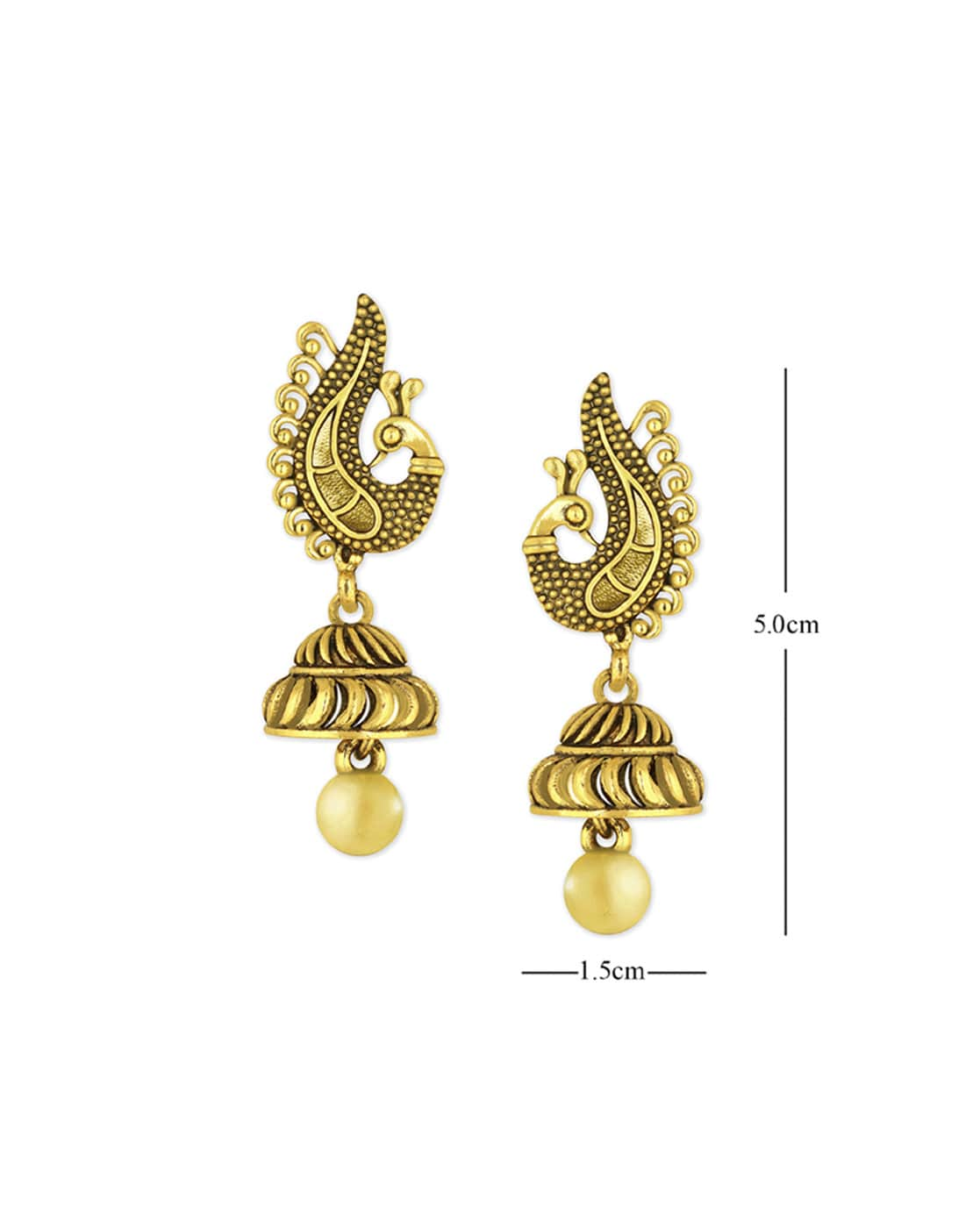 Girl's Fashion peacock 22K 23K 24K THAI BAHT YELLOW GP GOLD Earrings | eBay