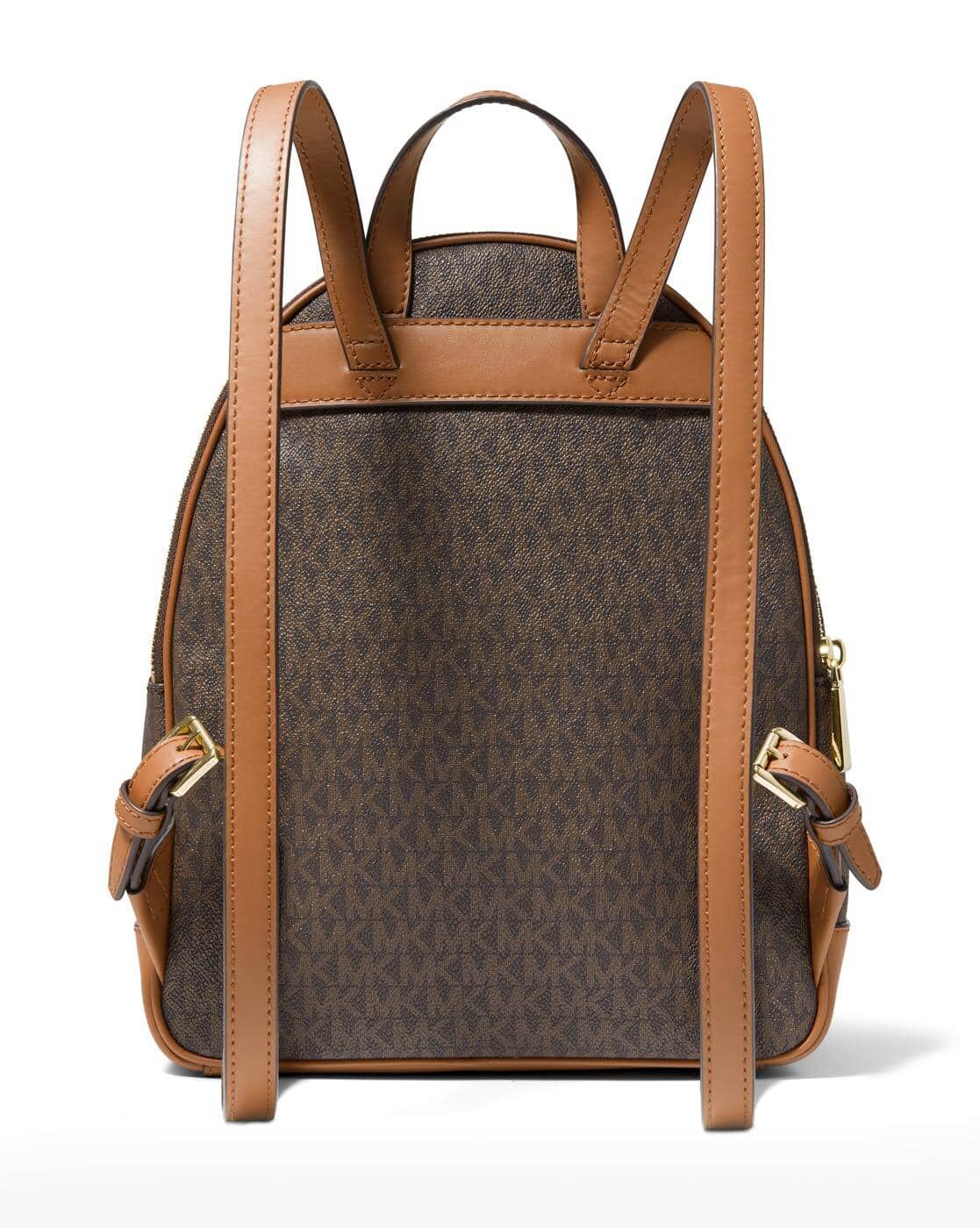 Buy Michael Kors Brooklyn Medium Logo Backpack | Brown Color Women