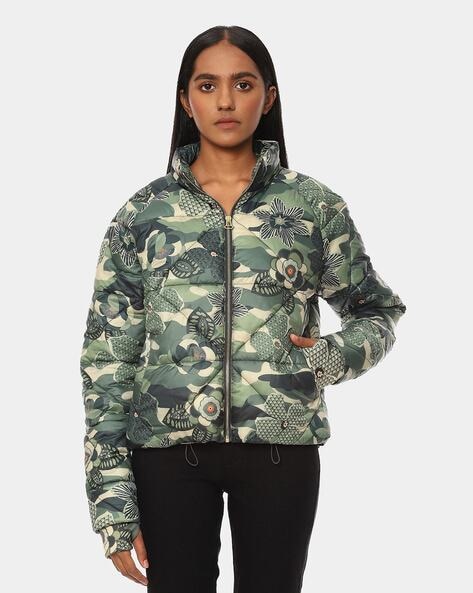 Army puffer sales jacket women's