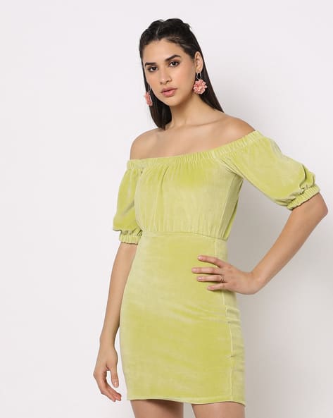 JDY BY ONLY Off-Shoulder Bodycon Dress