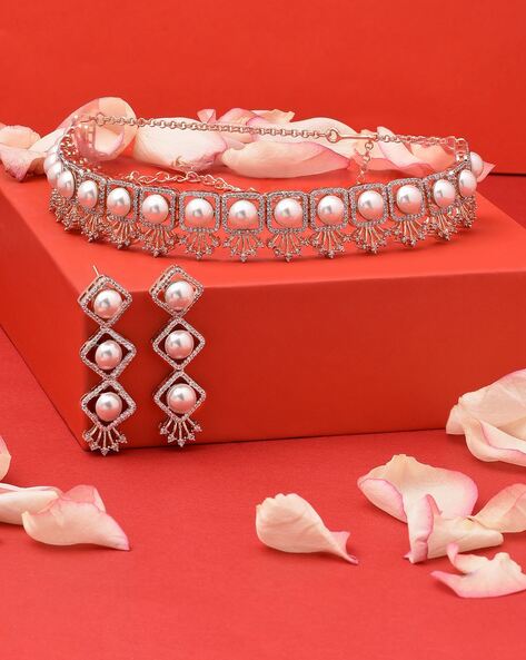 Zaveri pearls jewellery on sale set