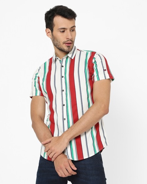 Gas Striped Slim Fit Shirt