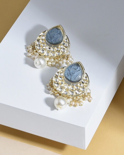 Buy Zaveri Pearls Multicolor Cluster Floral Jewellery Set-ZPFK14649 Online  At Best Price @ Tata CLiQ