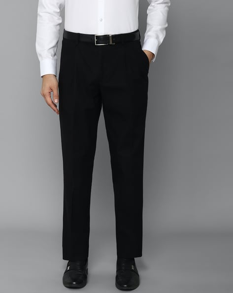 Buy Mr Bowerbird Mr Bowerbird Men Khaki Tailored Fit Pleated Trousers at  Redfynd