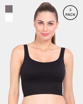 Buy Amour Secret Women's Removable Lightly Padded Sports Bra Pack