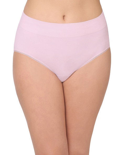 NEW DIRECTIONS Peach/Pink Lace Thong Size 1X New/Tags Reg. Pr. $12