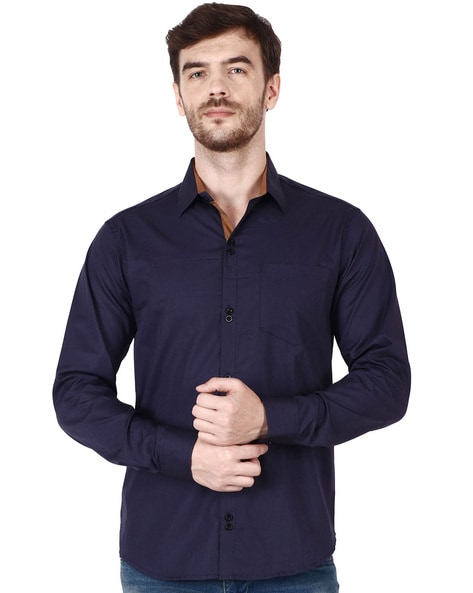 Shirt with Patch Pocket