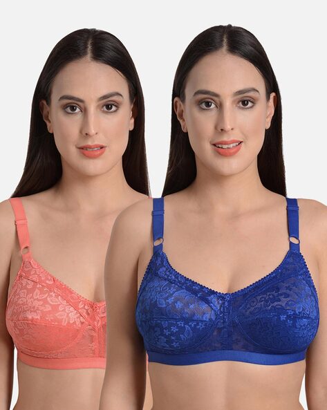 2-pack padded lace bras