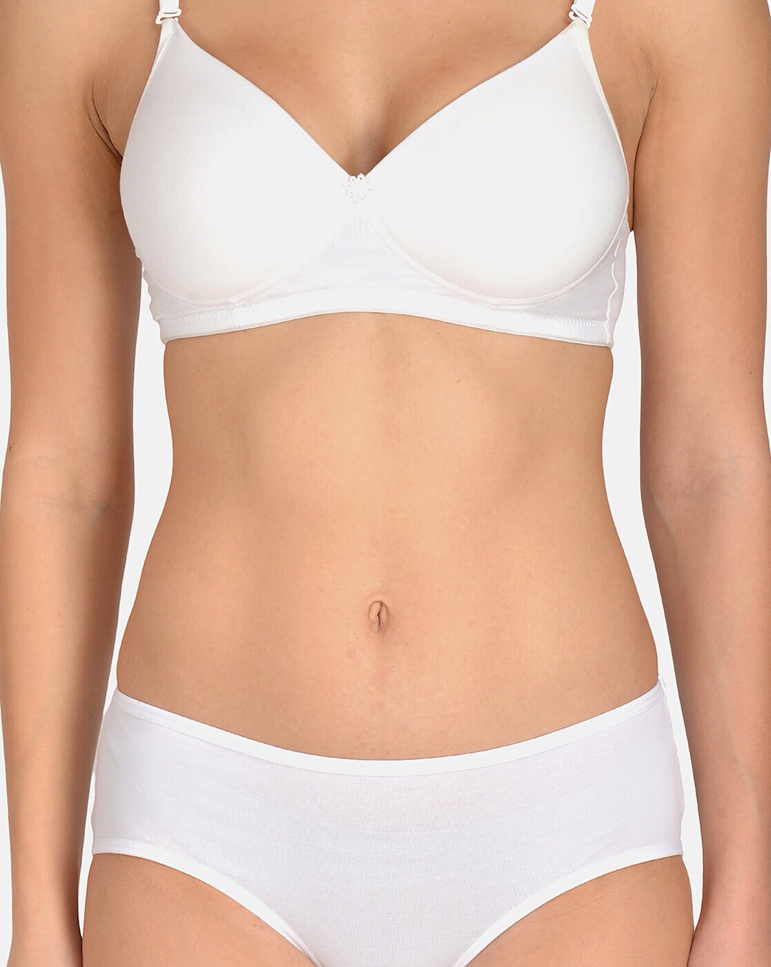 Buy online White Net Bras And Panty Set from lingerie for Women by Mod &  Shy for ₹499 at 55% off