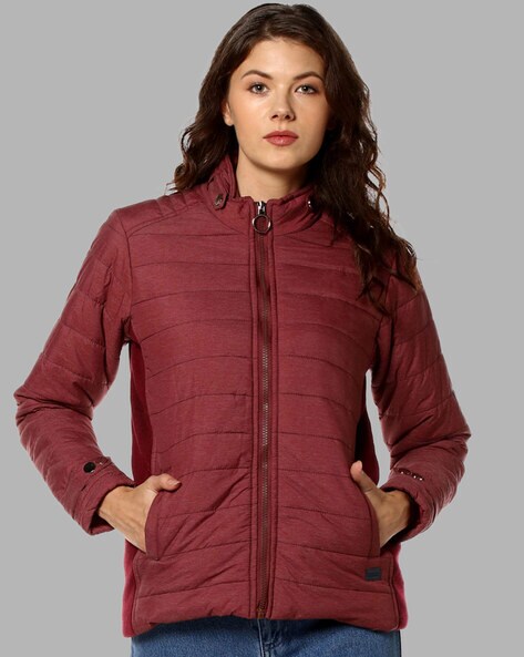 Buy Pink Jackets & Coats for Women by Outryt Sport Online | Ajio.com