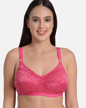 Non-Padded Lace Minimizer Bra