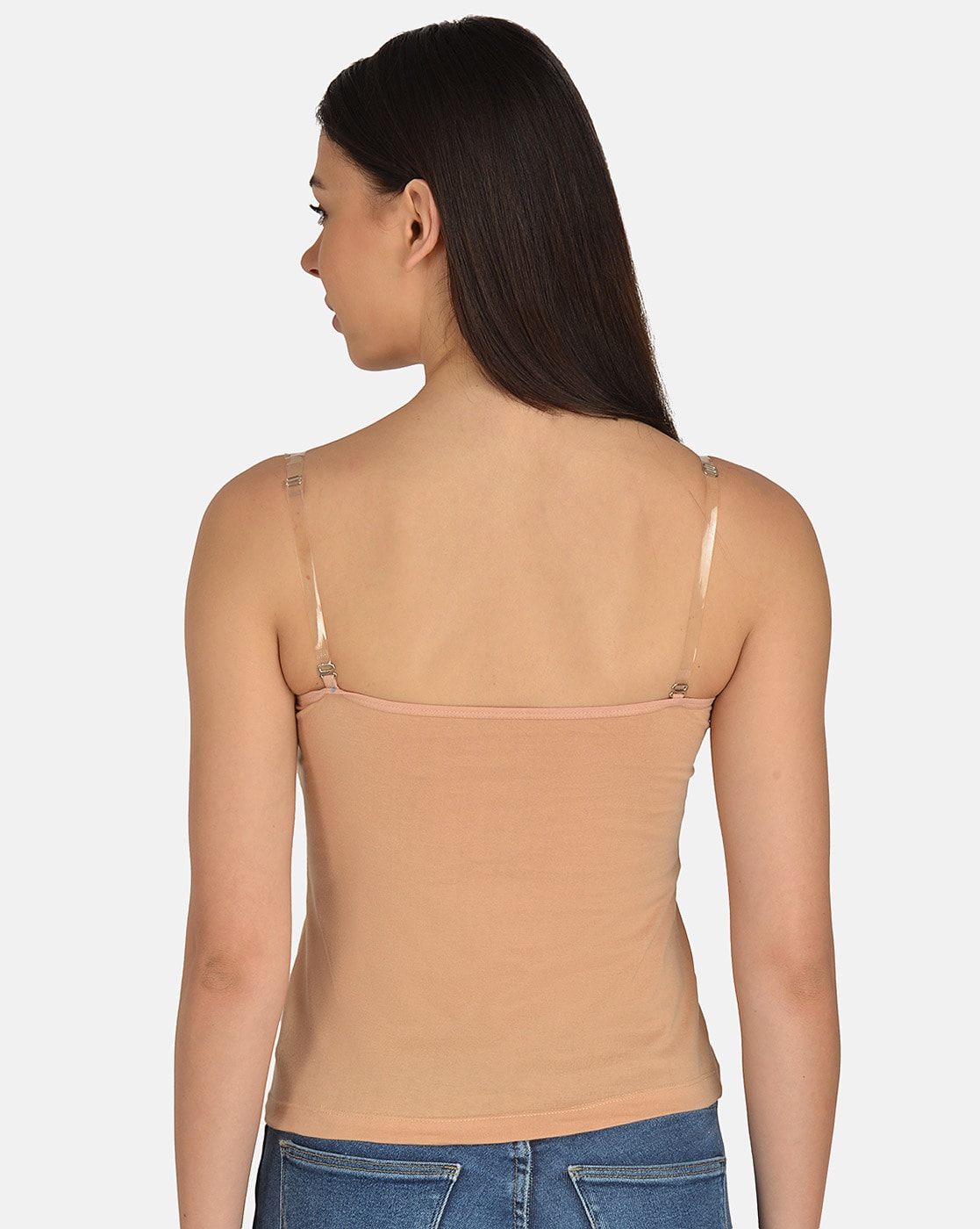 Buy SHYYGL Women Cotton Spandex Camisoles Slips Solid Color Stretchable  with Adjustable Straps Model 916 (Pack of 1)(Beige) Online at Best Prices  in India - JioMart.