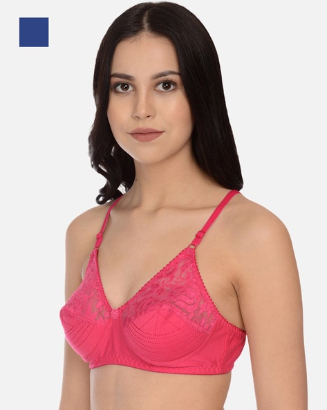 Buy Pink & Blue Bras for Women by MOD & SHY Online