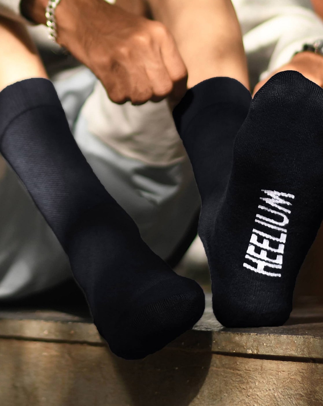 Buy Black Socks for Men by Heelium Online