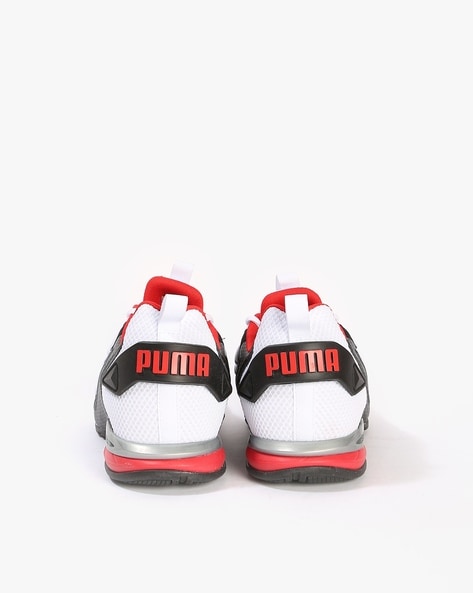 Puma red stripe shoes best sale