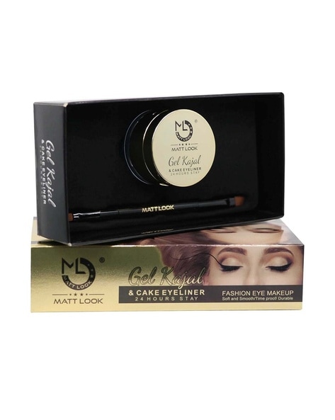 Insight Cosmetics Gel Kajal & Cake Eyeliner with Two Sided Brush (24Hrs  Stay Matte Look) - Price in India, Buy Insight Cosmetics Gel Kajal & Cake  Eyeliner with Two Sided Brush (24Hrs