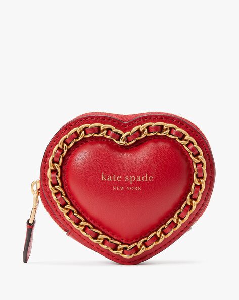 Kate Spade New York Round Red Vegan Leather Luggage Tag for Women, Durable  Suitcase ID Tag, Apple : Amazon.com.au: Clothing, Shoes & Accessories