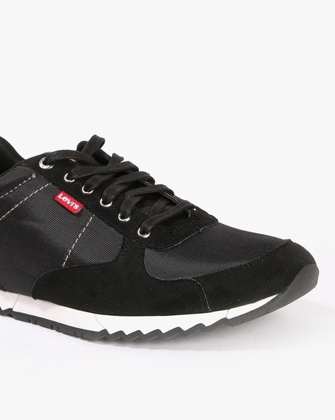 Athletic Shoes Track Shoes Levis Buy Black Sneakers For Men By