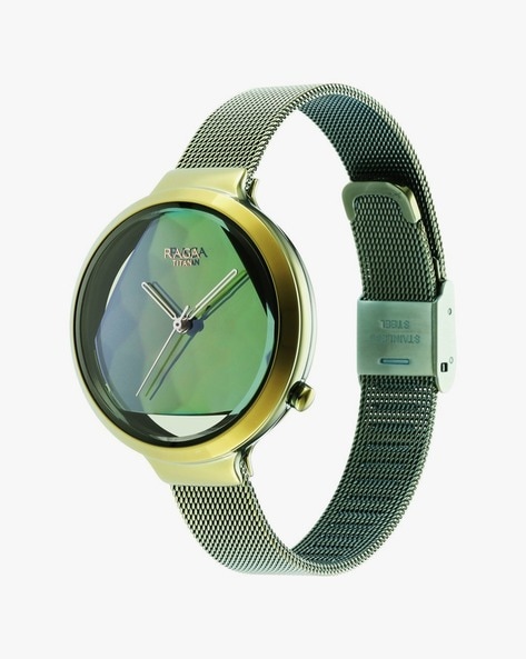 Titan 2024 green watch