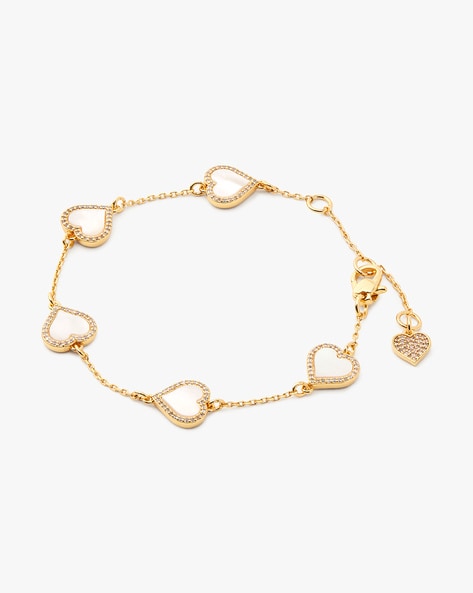 Kate spade heart hot sale of gold