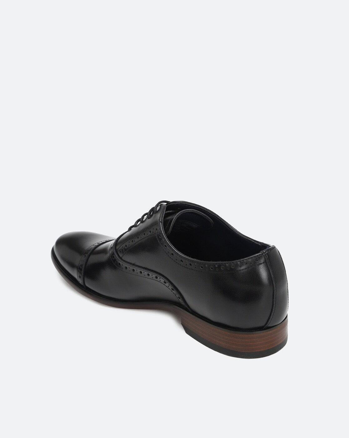 Allen solly black formal on sale shoes