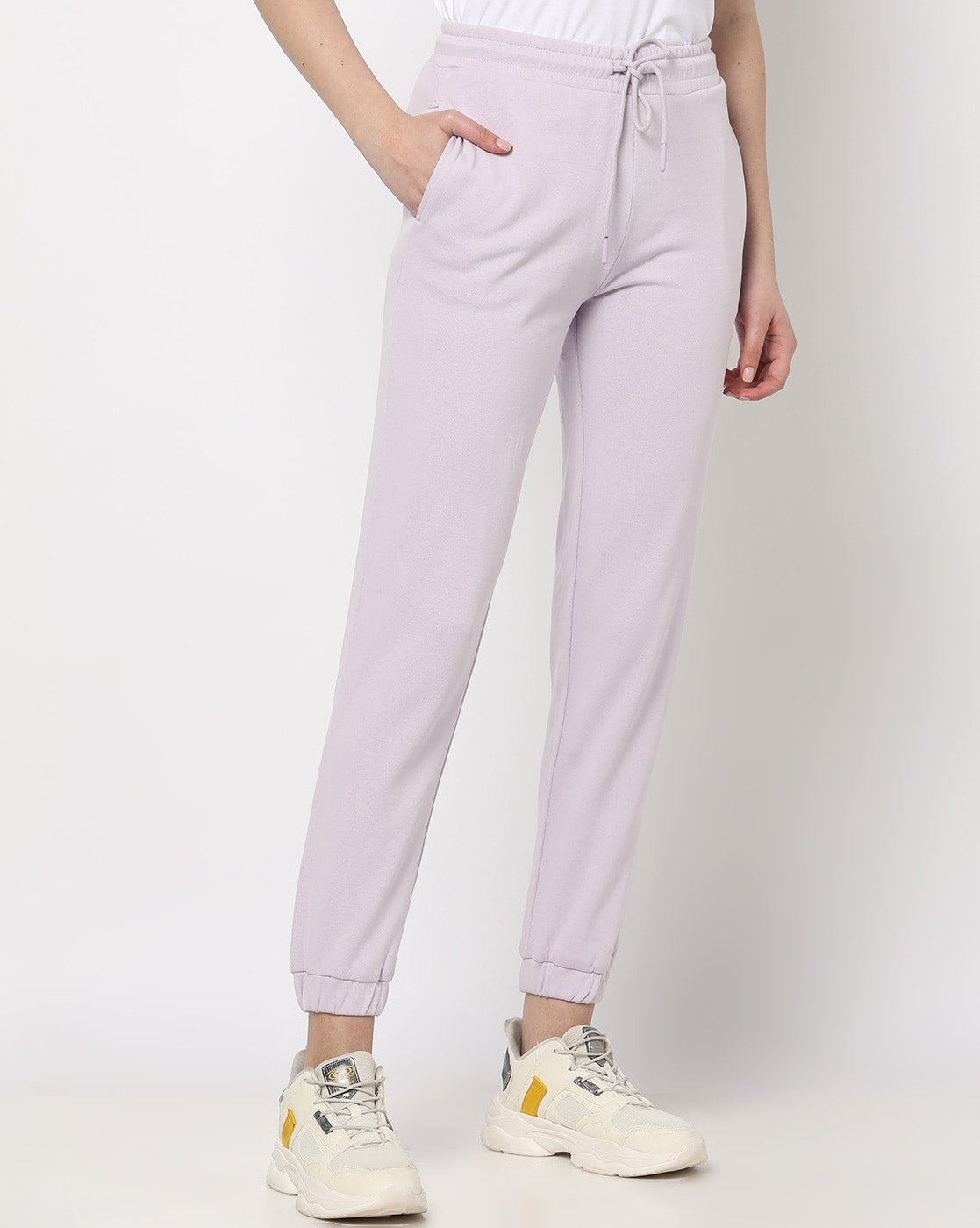 Buy Purple Track Pants for Women by Fyre Rose Online