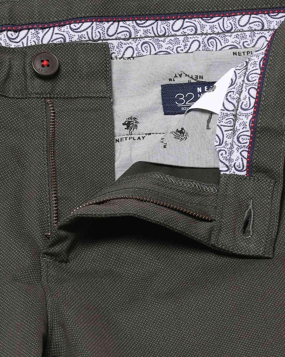 Buy Tapered Fit Corduroy Trousers Online at Best Prices in India - JioMart.