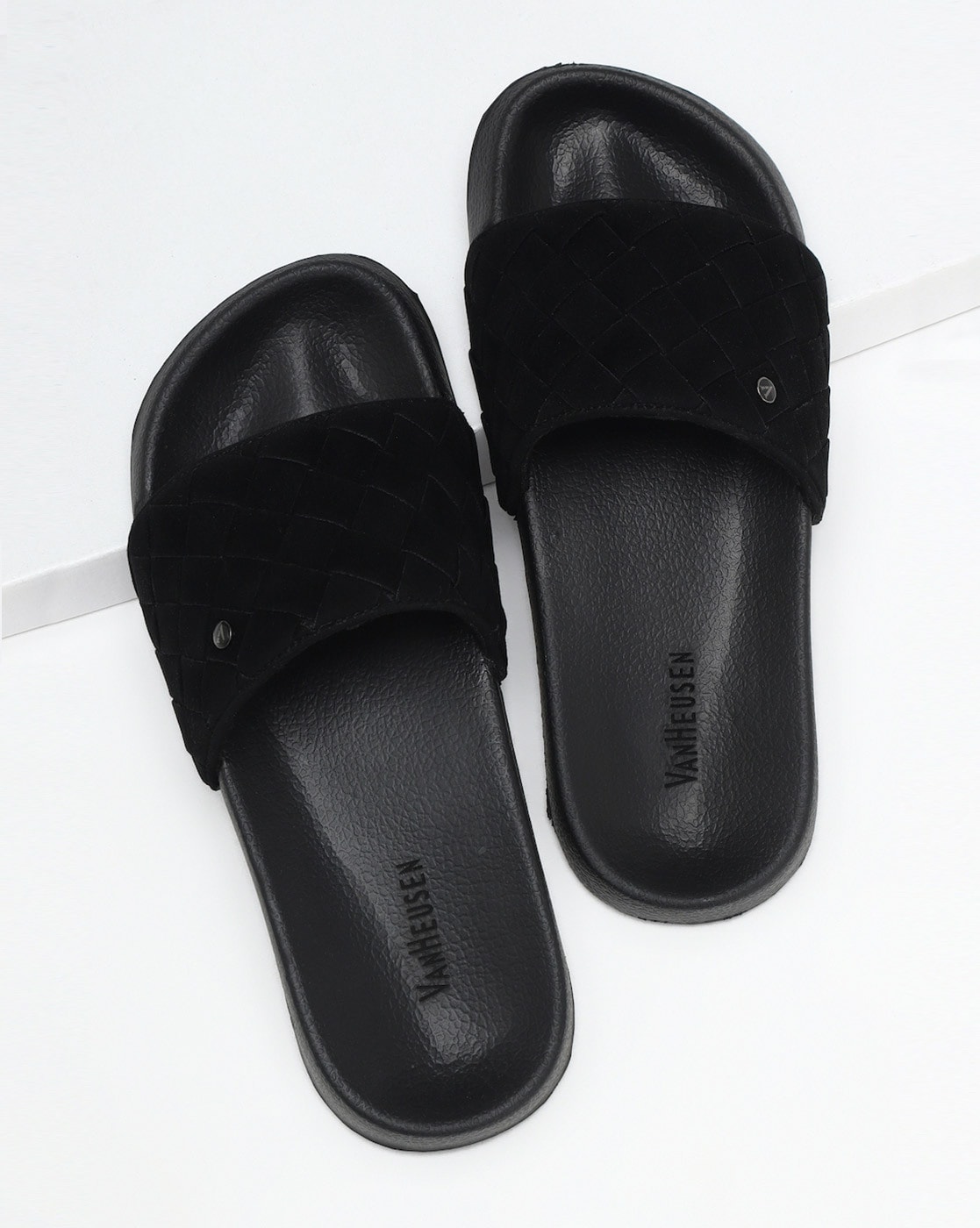 Black best sale van slides