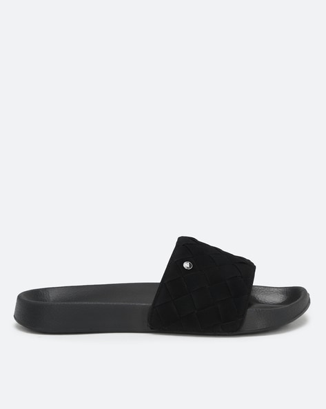 Buy Black Flip Flop Slippers for Men by VAN HEUSEN Online Ajio