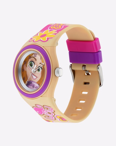 Disney Girls Rapunzel Quartz Plastic and Nylon India | Ubuy