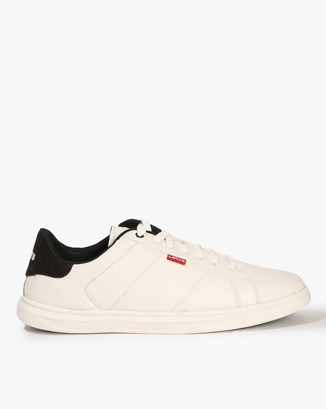 Levi's slip on low canvas shoe in white | ASOS