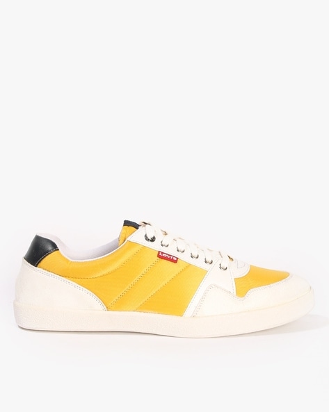 Top 152+ yellow canvas sneakers latest