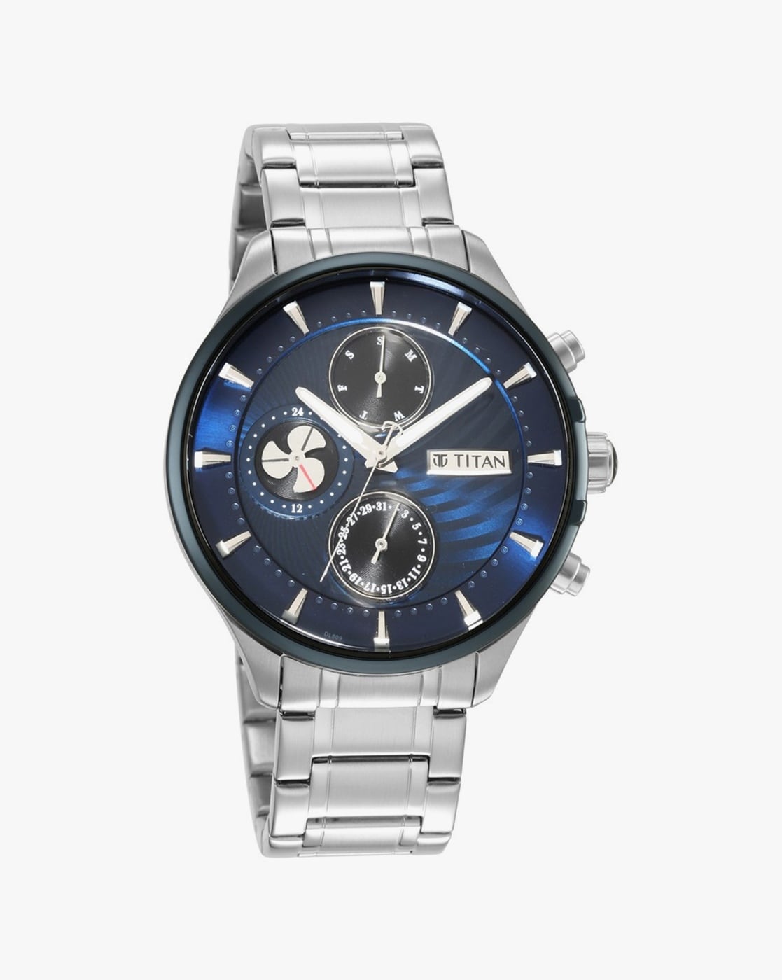 Titan chronograph watch on sale settings