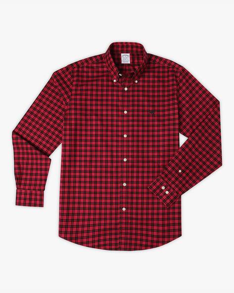 Buy Red Shirts for Men by BROOKS BROTHERS Online