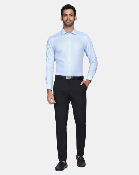 Blackberrys Men's Formal B-91 Skinny Fit Non-Stretch Trousers (Size:  38)-NL-TEDRO # Olive : Amazon.in: Fashion