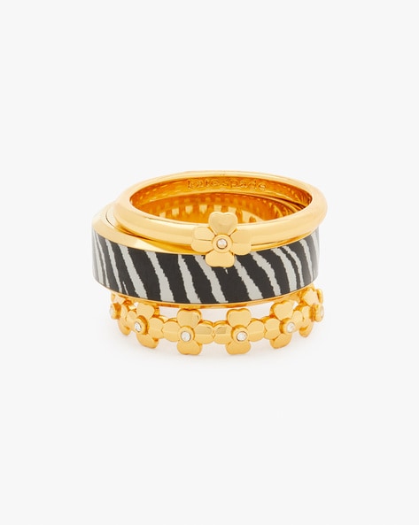 Amazon.com: Kate Spade New York Stacked Ring Set Zebra 8 : ביגוד, נעליים  ותכשיטים