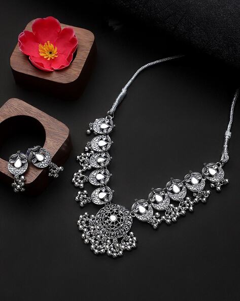 Buy Silver Jewellery Sets for Women by CLARA Online | Ajio.com