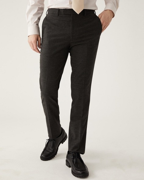 Marks and spencer tailored best sale fit trousers