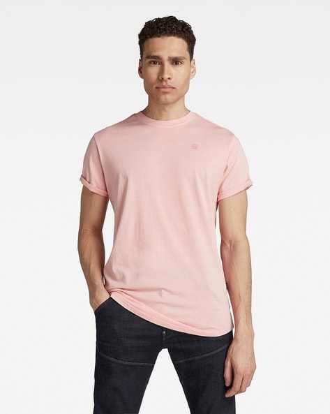 G star raw pink on sale shirt