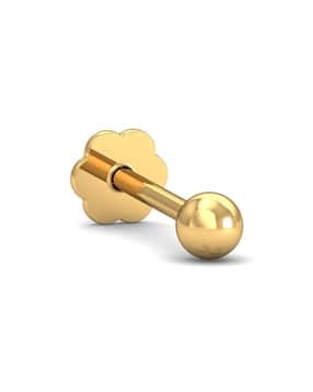 kuberbox Yellow Gold Ball Nosepin-picture-48