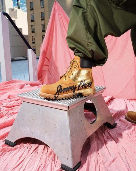 X Timberland Graffiti Ankle Length Boots