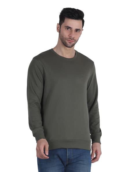 Cotton Crew-Neck Sweatshirt